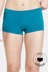 Zivame Medium Rise Full Coverage Boyshorts - Harbor Blue — thumbnail 1
